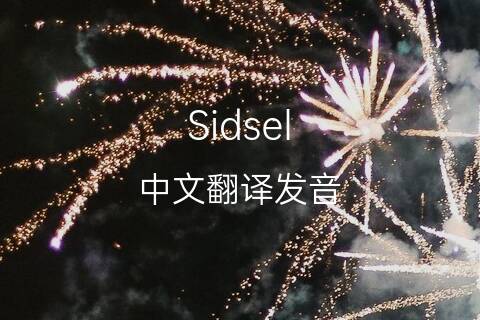 英文名Sidsel的中文翻译&发音